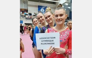 Justine en Nationale C 18 ans et +, Maëlys, Anaïs et Elodie en Fédérale 18 ans et +