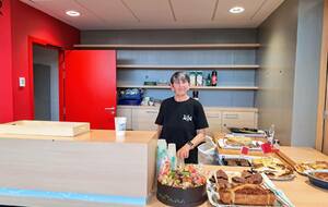 Notre cheffe buvette.... une grande professionnelle :)