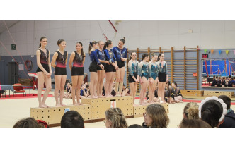 Romane, Auregane, Lomé 2ème en GAF Fédéral interdépartementale équipe 14 et +