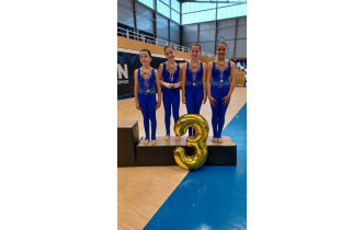 Médaille de bronze : Mia, Léna, Lou-Ann et Soahary